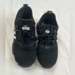 Adidas Toddler Size 9.5 K US Shoe Black-White Sneakers A051124